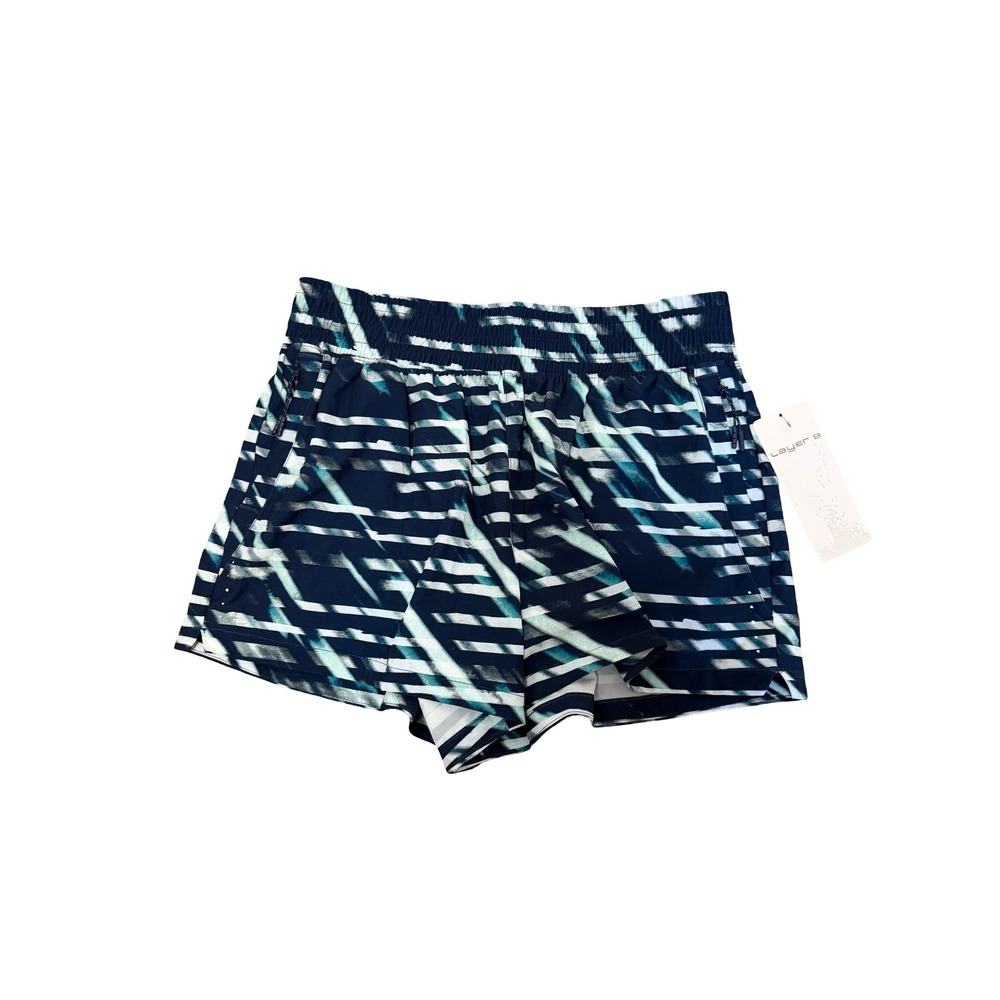 Layer 8 Top Knotch Woven Run Shorts Backlash Naval Academy Print LF1393 Medium‎